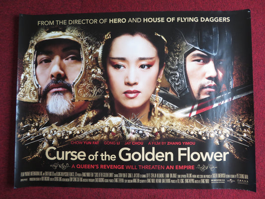 CURSE OF THE GOLDEN FLOWER UK QUAD (30"x 40") ROLLED POSTER CHOW YUN-FAT 2006