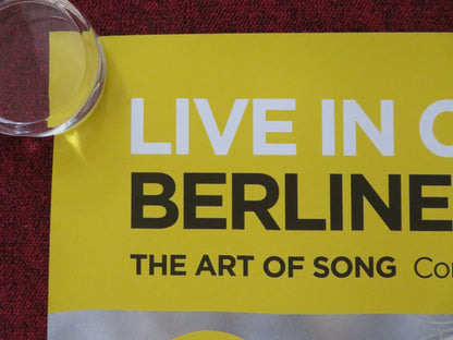 BERLINER PHILHARMONIKA: THE ART OF SONG UK QUAD ROLLED POSTER 2012