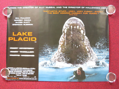 LAKE PLACID UK QUAD (30"x 40") ROLLED POSTER BILL PULLMAN BRIDGET FONDA 1999