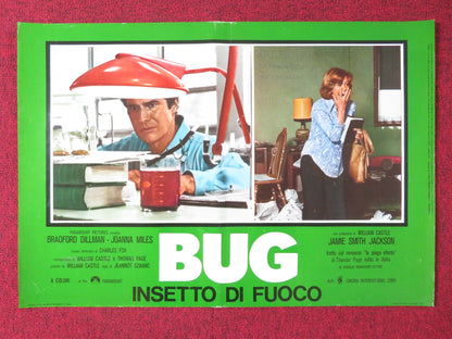 BUG - G ITALIAN FOTOBUSTA POSTER BRADFORD DILLMAN JOANNA MILES 1975