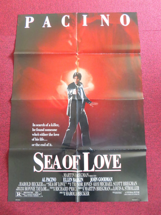 SEA OF LOVE FOLDED US ONE SHEET POSTER AL PACINO ELLEN BARKIN 1989