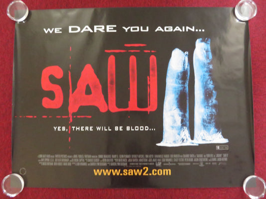 SAW II UK QUAD ROLLED POSTER TOBIN BELL SHAWNEE SMITH 2005