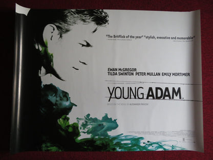 YOUNG ADAM UK QUAD (30"x 40") ROLLED POSTER EWAN MCGREGOR TILDA SWINTON 2003