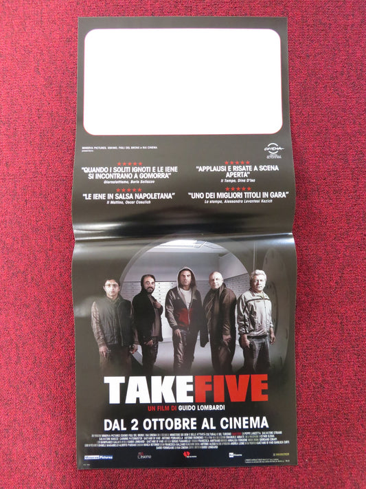 TAKE FIVE ITALIAN LOCANDINA POSTER PEPPE LANZETTA SALVATORE RUOCCO 2013