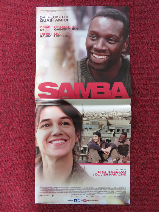 SAMBA ITALIAN LOCANDINA POSTER OMAR SY CHARLOTTE GAINSBOURG 2014