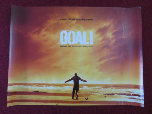 GOAL! THE DREAM BEGINS UK QUAD (30"x 40") ROLLED POSTER KUNO BECKER PLANA 2005