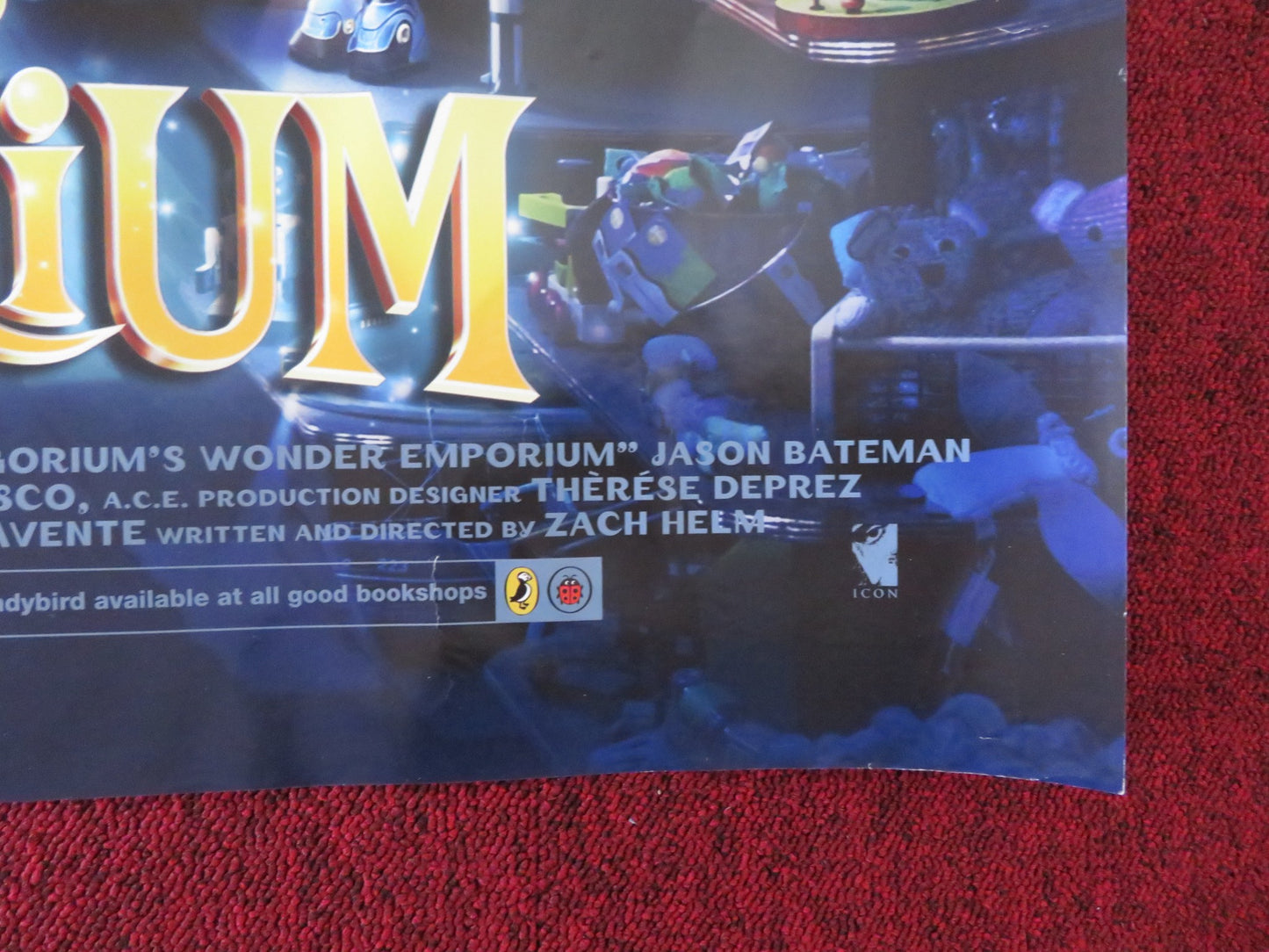 MR. MAGORIUM'S WONDER EMPORIUM UK QUAD (30"x 40") ROLLED POSTER HOFFMAN 2007