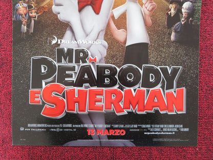 MR. PEABODY AND SHERMAN ITALIAN LOCANDINA POSTER TY BURRELL MAX CHARLES 2014