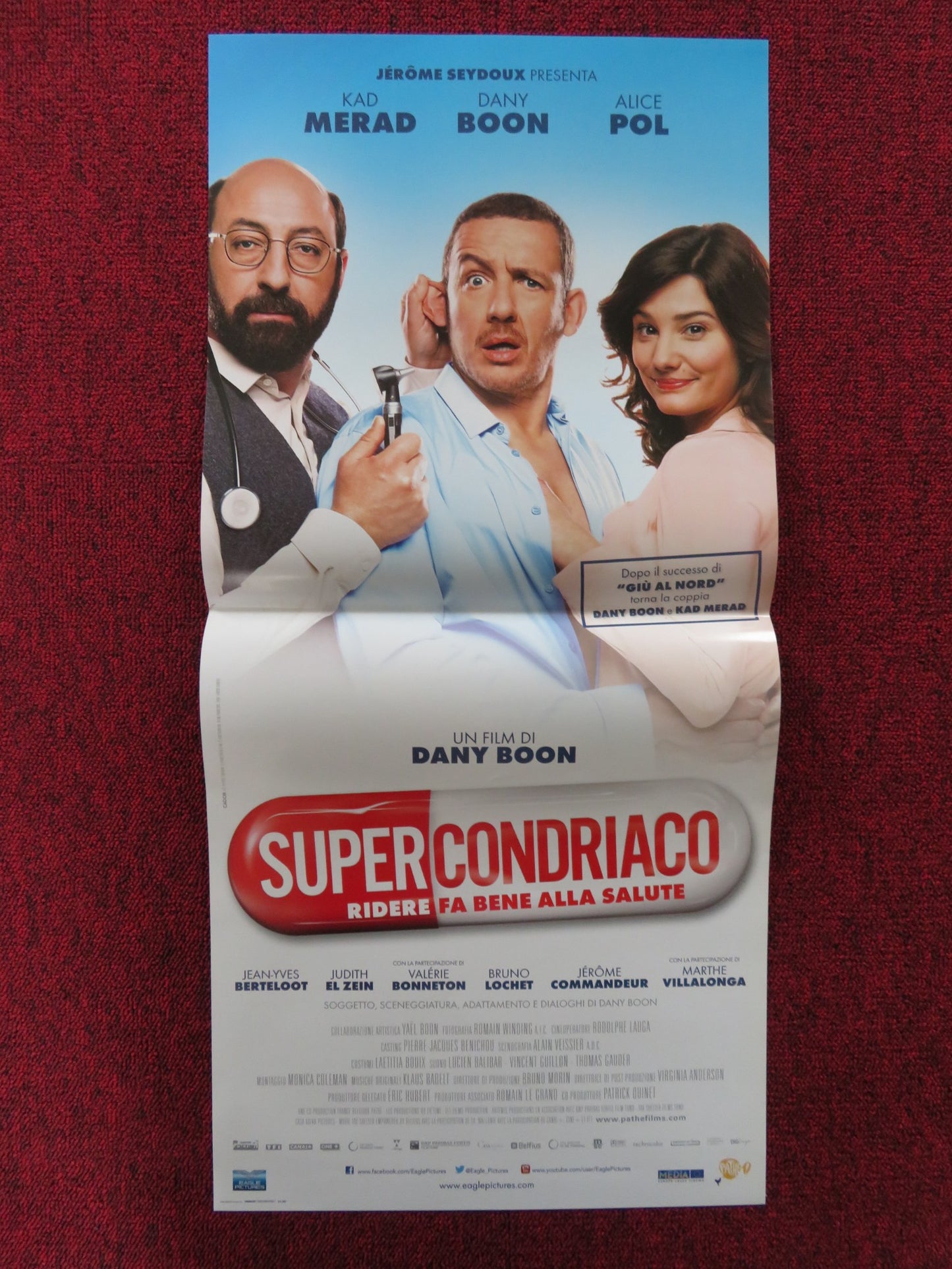 SUPERCONDRIACO ITALIAN LOCANDINA POSTER DANY BOON JEAN-YVES BERTELOOT 2014