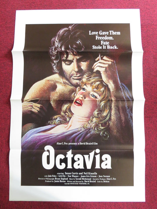 OCTAVIA US TRI FOLDED ONE SHEET ROLLED POSTER SUSAN CURTIS NEIL KINSELLA 1982