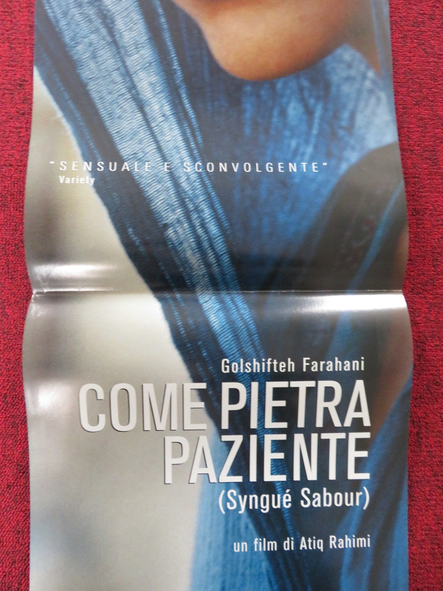 COME PIETRA PAZIENTE ITALIAN LOCANDINA POSTER GOLSHIFTEH FARAHANI 2012