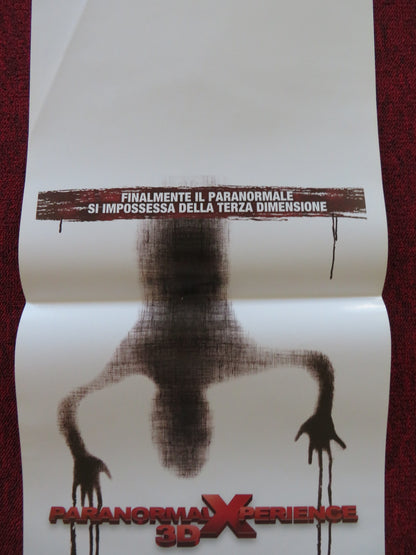 PARANORMAL XPERIENCE 3D ITALIAN LOCANDINA POSTER AMAIA SALAMANCA 2011