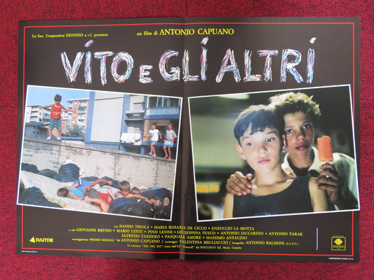 VITO E GLIALTRI / VITO AND THE OTHERS -C ITALIAN FOTOBUSTA POSTER N. TRIOLA 1991