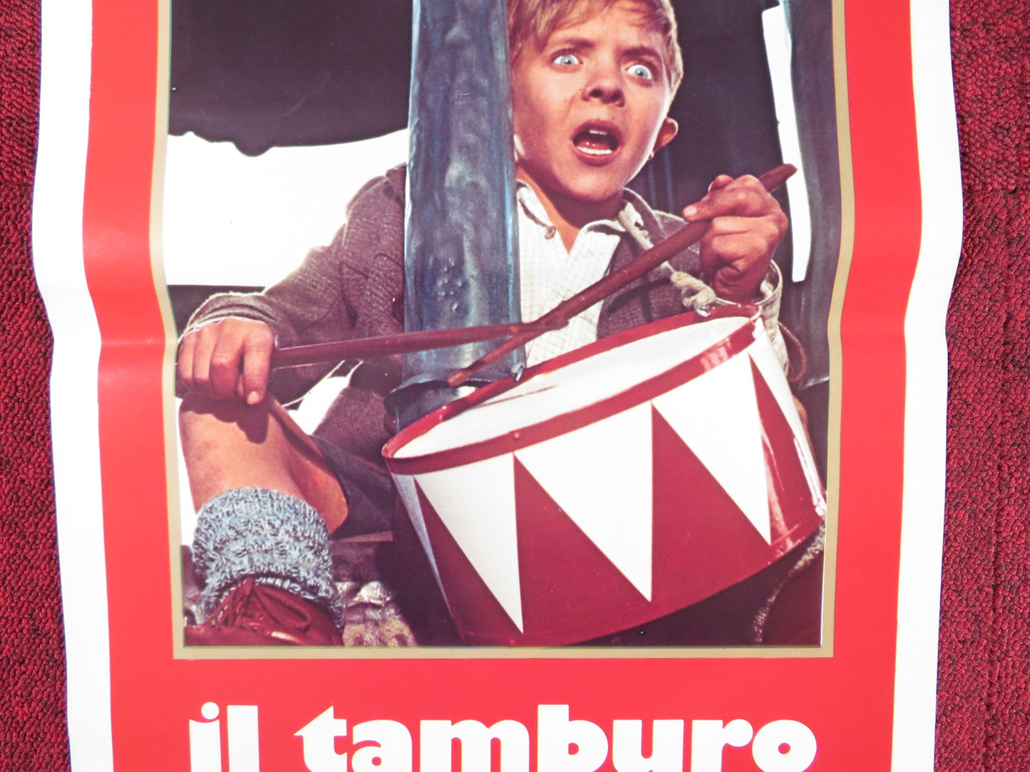 THE TIN DRUM ITALIAN LOCANDINA POSTER MARIO ADORF ANGELA WINKLER 1980