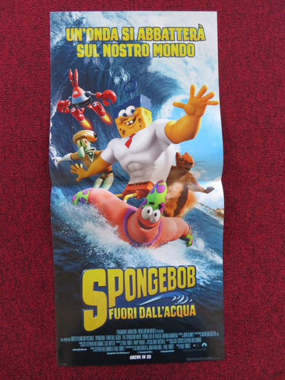 THE SPONGEBOB MOVIE: SPONGE OUT OF WATER ITALIAN LOCANDINA POSTER 2015