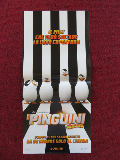 PENGUINS OF MADAGASCAR ITALIAN LOCANDINA POSTER TOM MCGRATH CHRIS MILLER 2014