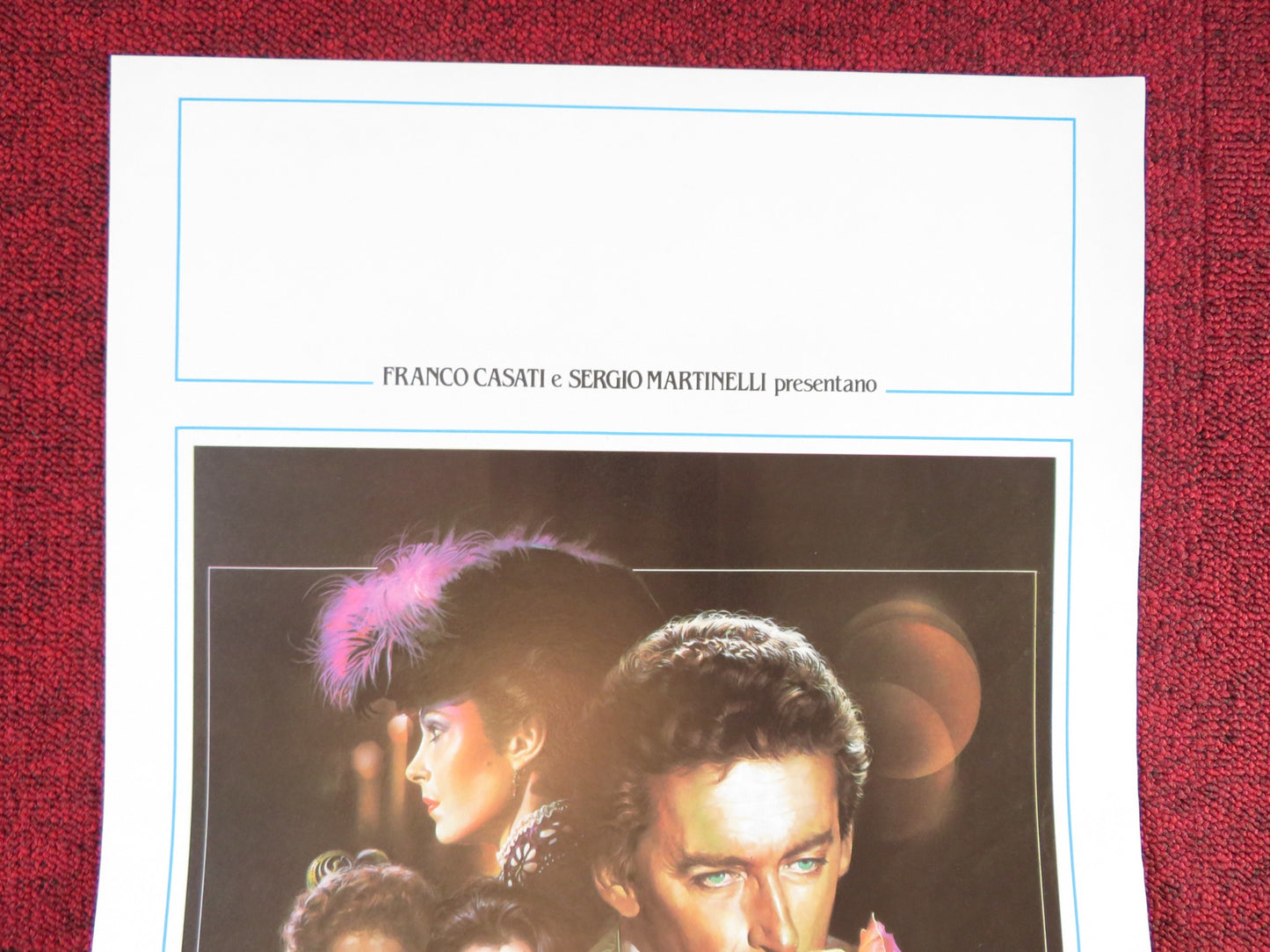 LOVE SINS ITALIAN LOCANDINA POSTER STEFANIA SANDRELLI ROBERT POWELL 1987