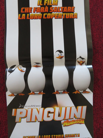 PENGUINS OF MADAGASCAR ITALIAN LOCANDINA POSTER TOM MCGRATH CHRIS MILLER 2014