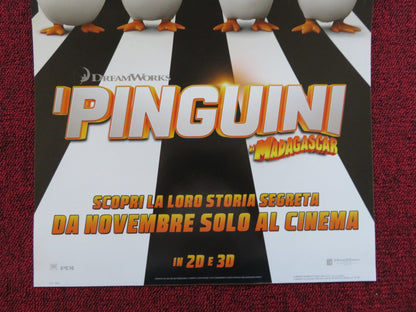 PENGUINS OF MADAGASCAR ITALIAN LOCANDINA POSTER TOM MCGRATH CHRIS MILLER 2014