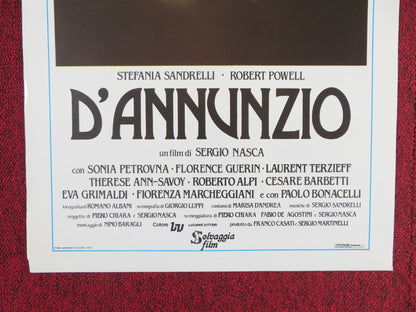 LOVE SINS ITALIAN LOCANDINA POSTER STEFANIA SANDRELLI ROBERT POWELL 1987