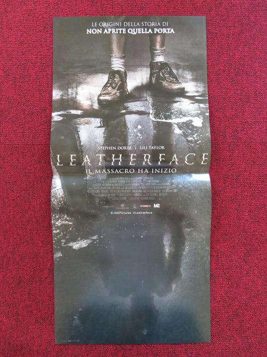 LEATHERFACE ITALIAN LOCANDINA POSTER STEPHEN DORFF LILI TAYLOR 2017