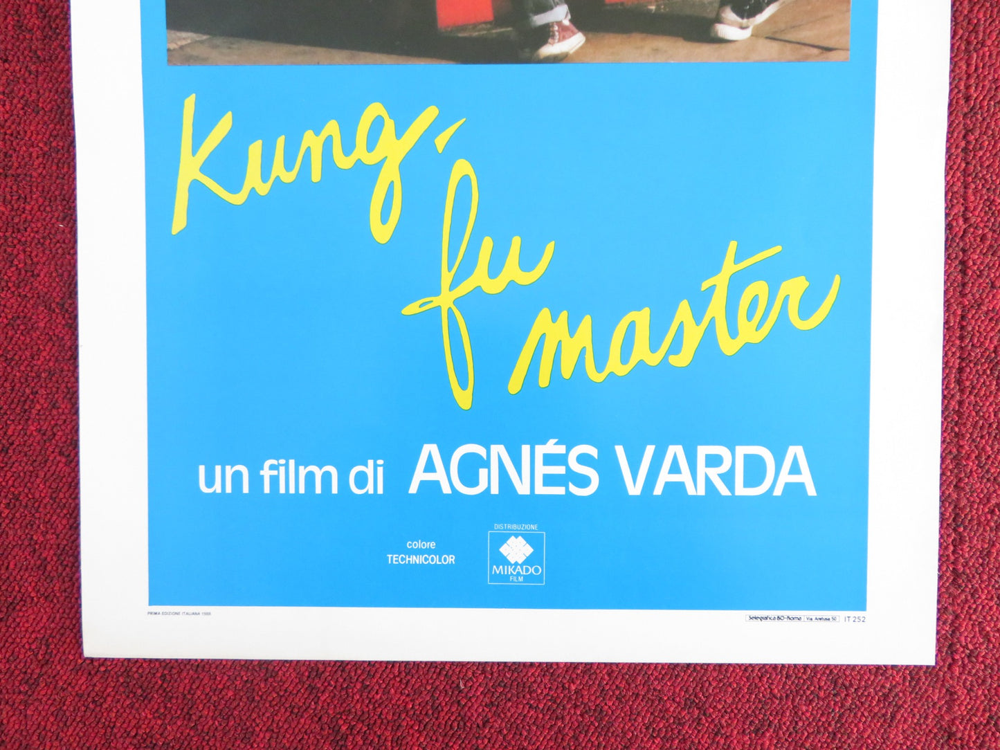 KUNG-FU MASTER! ITALIAN LOCANDINA POSTER JANE BIRKIN MATHIEU DEMY 1988