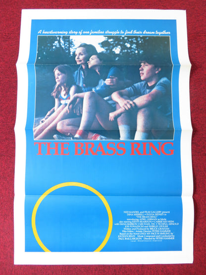 THE BRASS RING US TRI FOLDED ONE SHEET ROLLED POSTER DINA MERRILL S.SIDNEY 1983