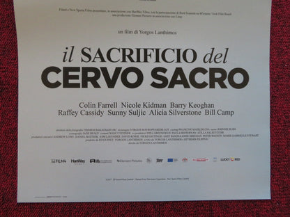 THE KILLING OF A SACRED DEER ITALIAN LOCANDINA POSTER COLIN FARRELL 2017