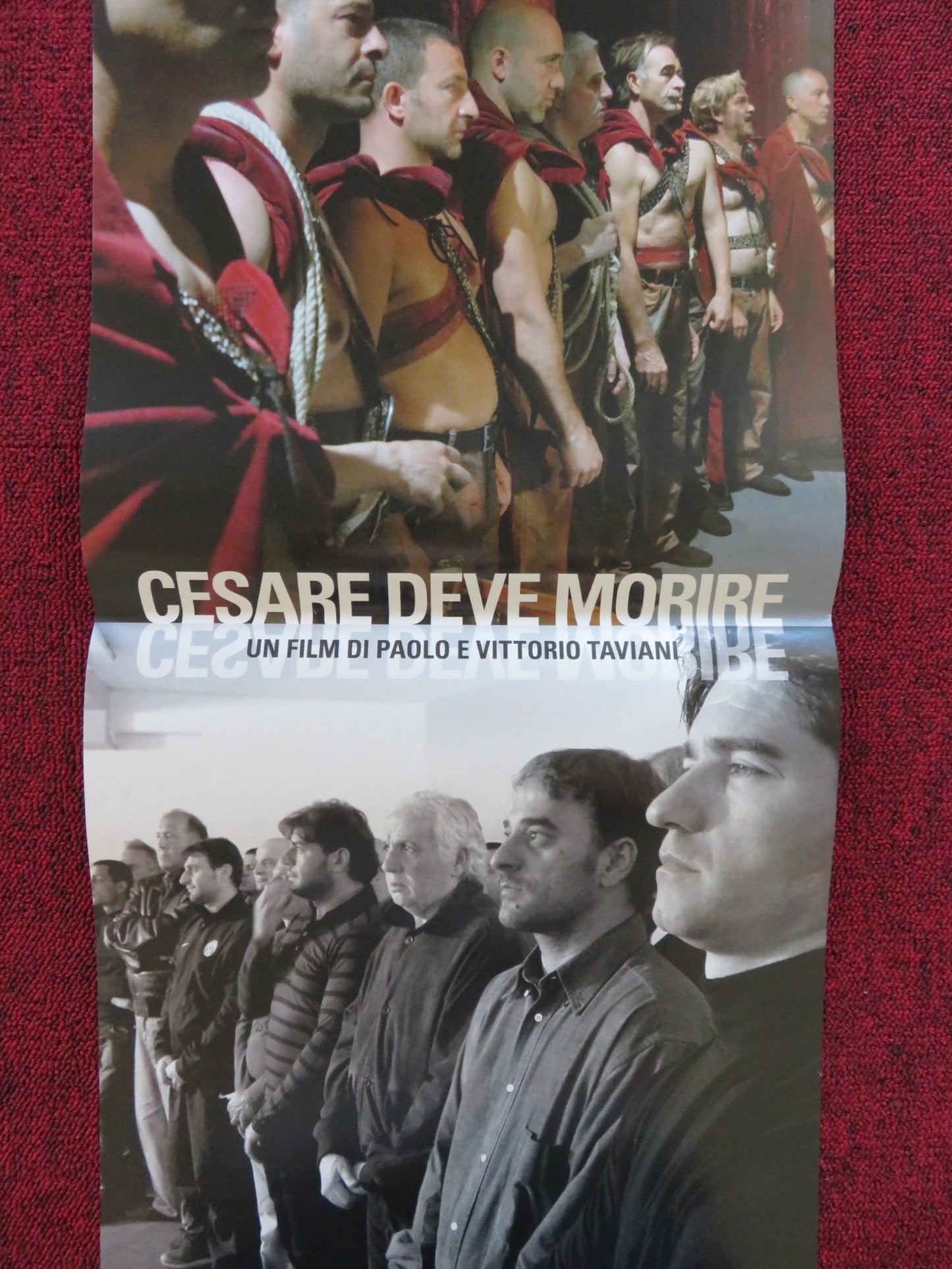 CASESAR MUST DIE ITALIAN LOCANDINA POSTER COSIMO REGA SALVATORE STRIANO 2012