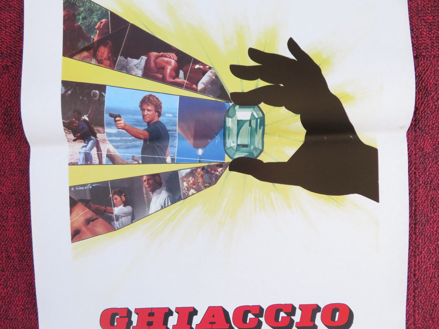 GREEN ICE ITALIAN LOCANDINA POSTER RYAN O'NEAL ANNE ARCHER 1981