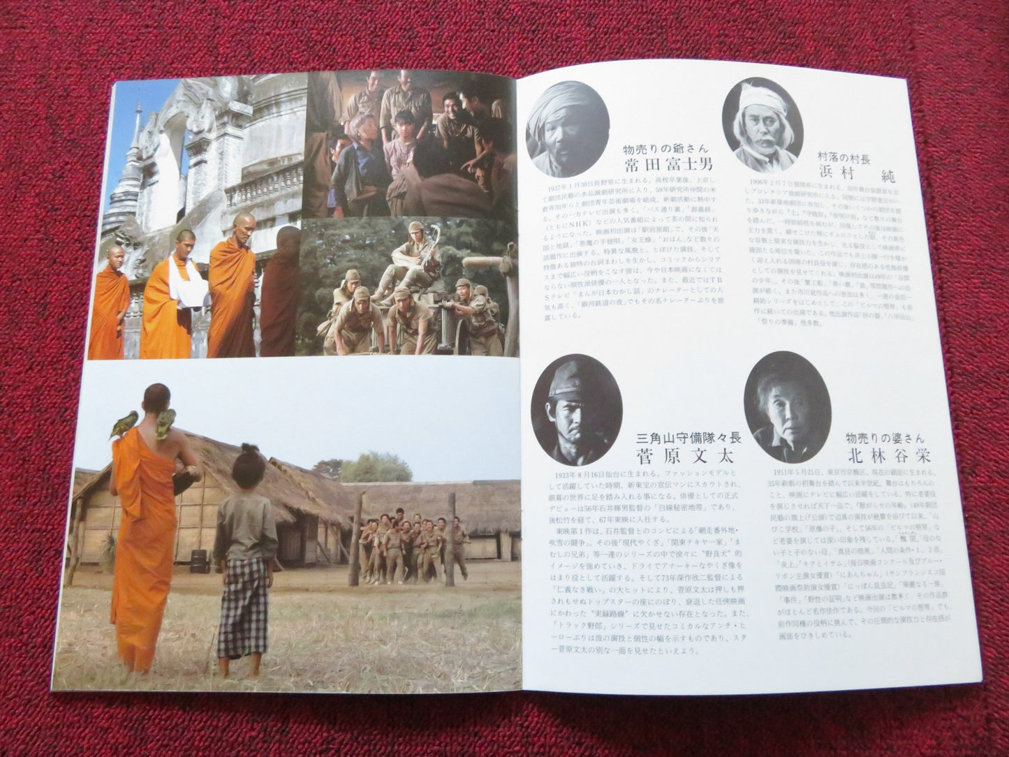 THE BURMESE HARP JAPANESE BROCHURE / PRESS BOOK KOJI ISHIZAKA KIICI NAKAI 1985