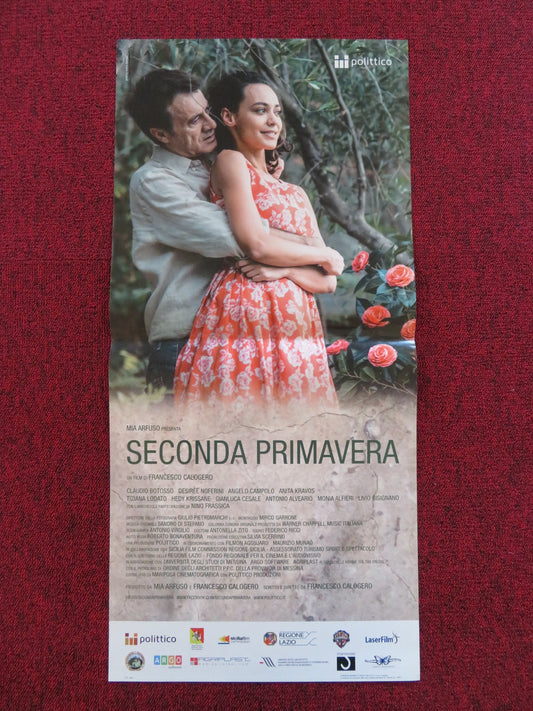 SECONDA PRIMAVERA ITALIAN LOCANDINA POSTER CLAUDIO BOTOSSO DESIREE NOFERINI 2016