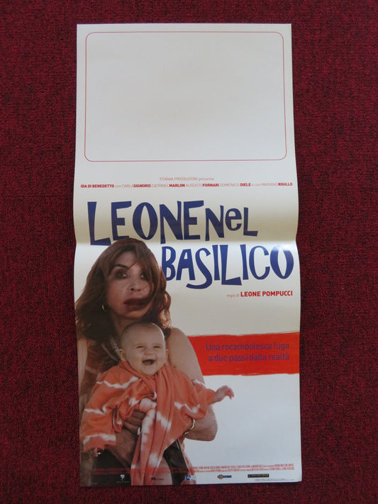 LEONE NEL BASILICO ITALIAN LOCANDINA POSTER IDA DI BENEDETTO CARLA SIGNORIS 2014