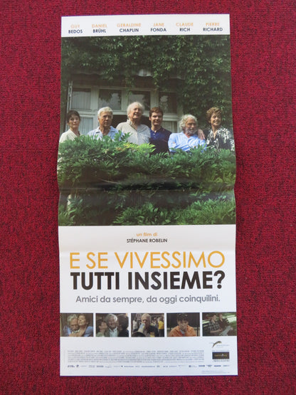 E SE VIVESSIMO TUTTI INSIEME? ITALIAN LOCANDINA POSTER GUY BEDOS D. BRUHL 2011