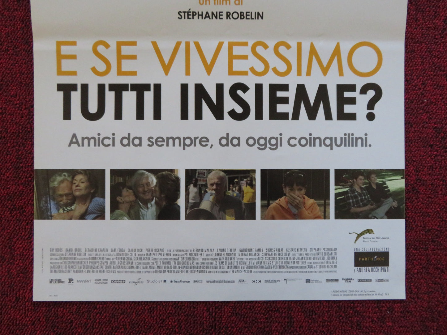 E SE VIVESSIMO TUTTI INSIEME? ITALIAN LOCANDINA POSTER GUY BEDOS D. BRUHL 2011