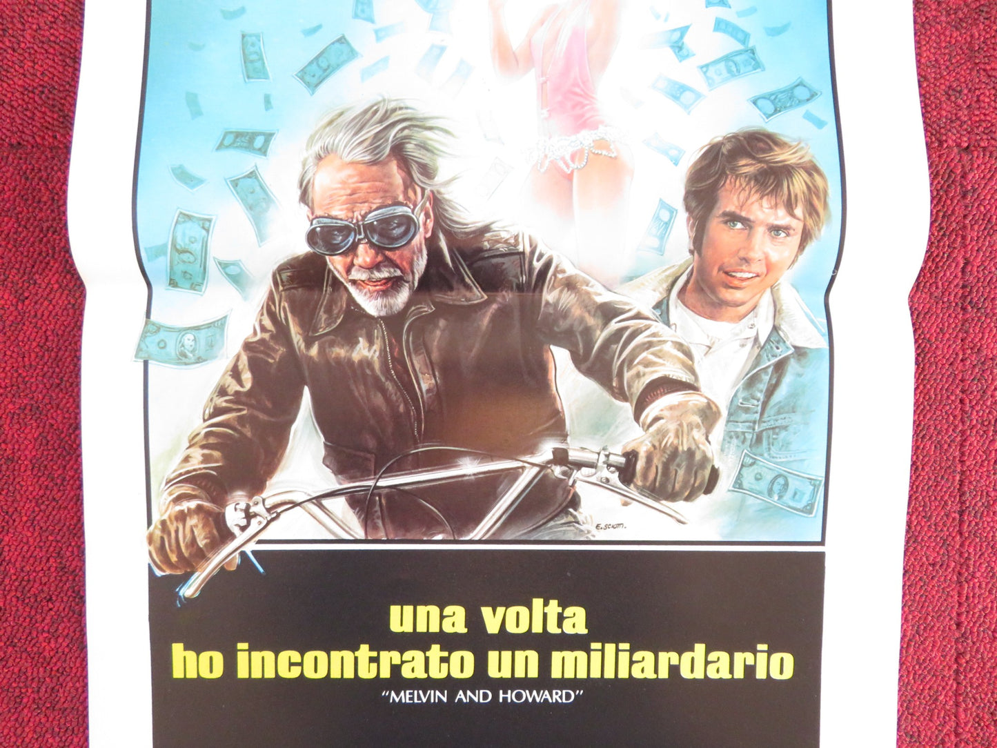 MELVIN AND HOWARD ITALIAN LOCANDINA POSTER JASON ROBARDS PAUL LE MAT 1981