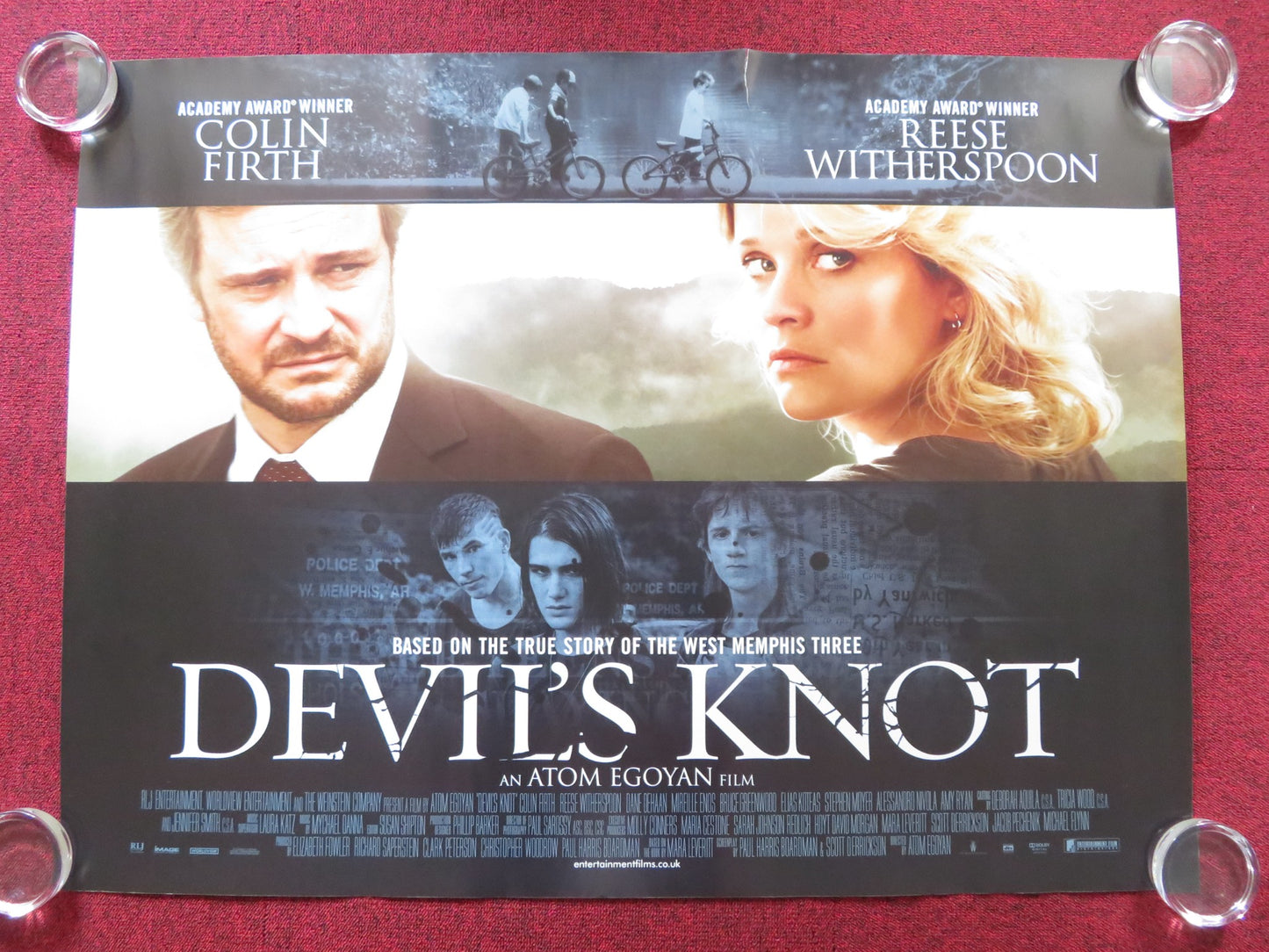 DEVIL'S KNOT UK QUAD (30"x 40") ROLLED POSTER WEST MEMPHIS 3 COLIN FIRTH 2013