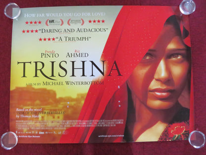 TRISHNA UK QUAD ROLLED POSTER FREIDA PINTO RIZ AHMED 2011