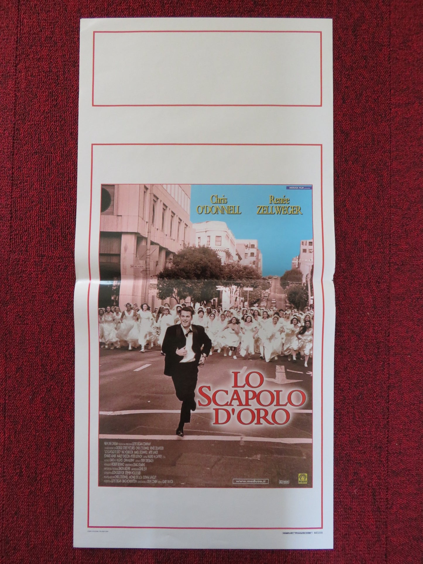 THE BATCHELOR ITALIAN LOCANDINA POSTER CHRIS O'DONNELL RENEE ZELLWEGER 1999