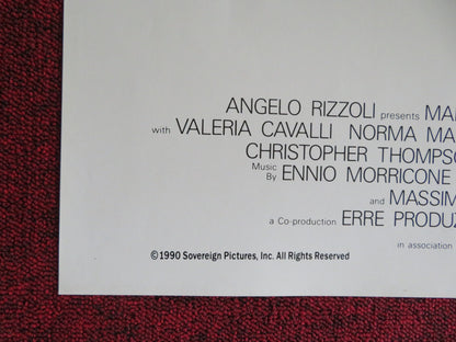 STANNO TUTTI BENE FOLDED US ONE SHEET POSTER MARCELLO MASTROIANNI M. MORGAN 1990