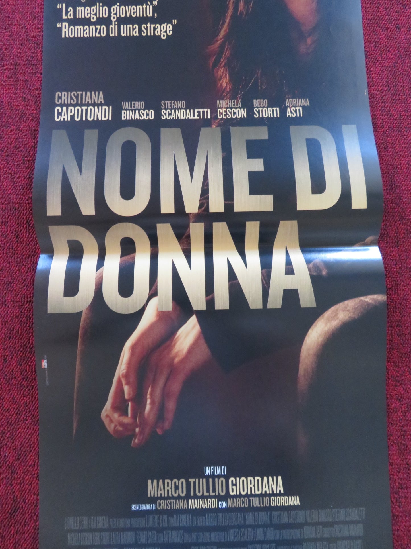 NOME DI DONNA ITALIAN LOCANDINA POSTER CRISTIANA CAPOTONDI VALERIO BINASCO 2018