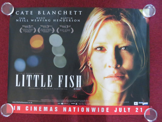 LITTLE FISH UK QUAD ROLLED POSTER CATE BLANCHETT SAM NEILL 2005