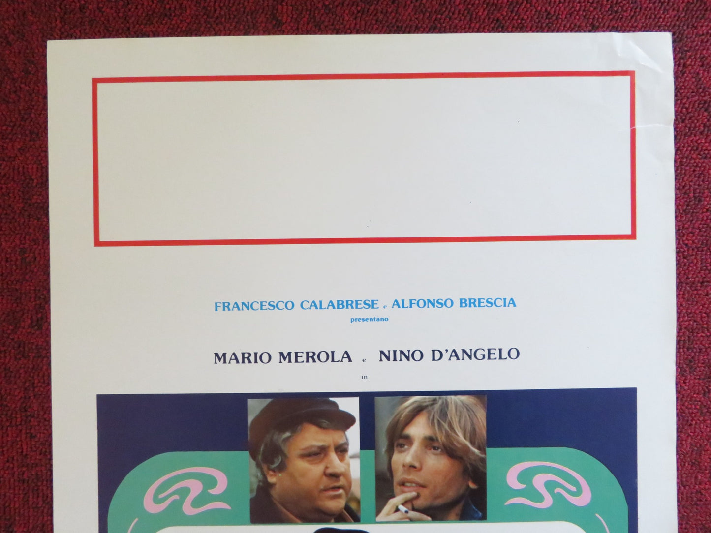 TRADIMENTO ITALIAN LOCANDINA POSTER MARIO MEROLA NINO D'ANGELO 1982