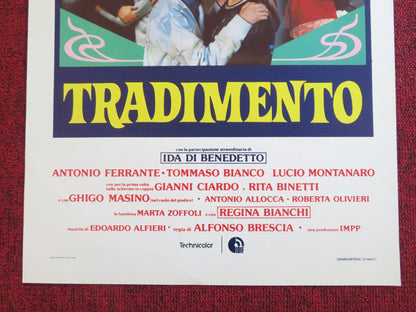 TRADIMENTO ITALIAN LOCANDINA POSTER MARIO MEROLA NINO D'ANGELO 1982