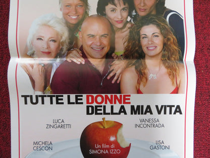 TUTTE LE DONNE DELLA MIA VITA ITALIAN LOCANDINA POSTER LUCA ZINGARETTI 2007