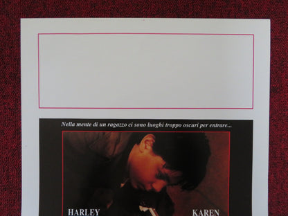 THE BOY WHOC CRIED BITCH ITALIAN LOCANDINA POSTER HARLEY CROSS KAREN YOUNG 1991