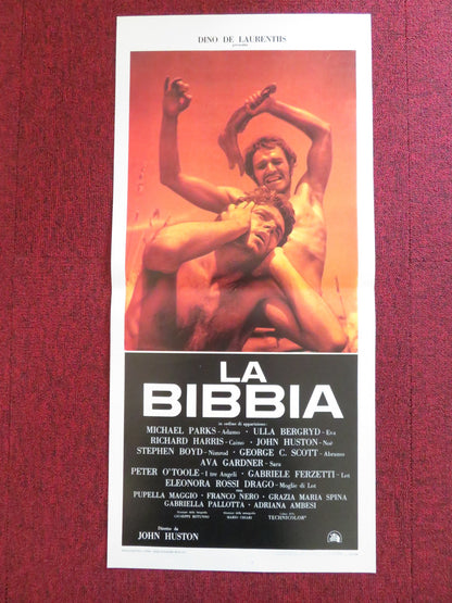 LA BIBBIA ITALIAN LOCANDINA POSTER MICHAEL PARKS RICHARD HARRIS 1966