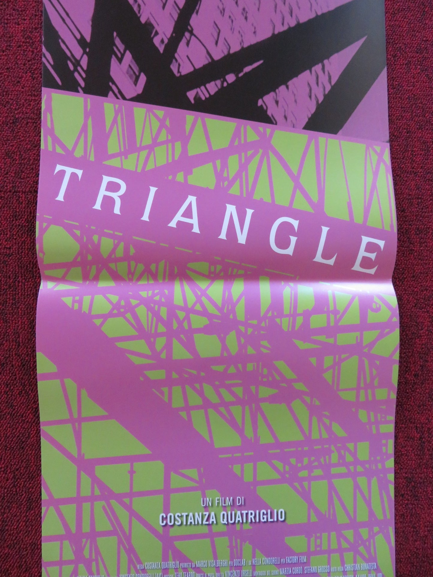 TRIANGLE ITALIAN LOCANDINA POSTER MARIELLA FASANELLA 2014