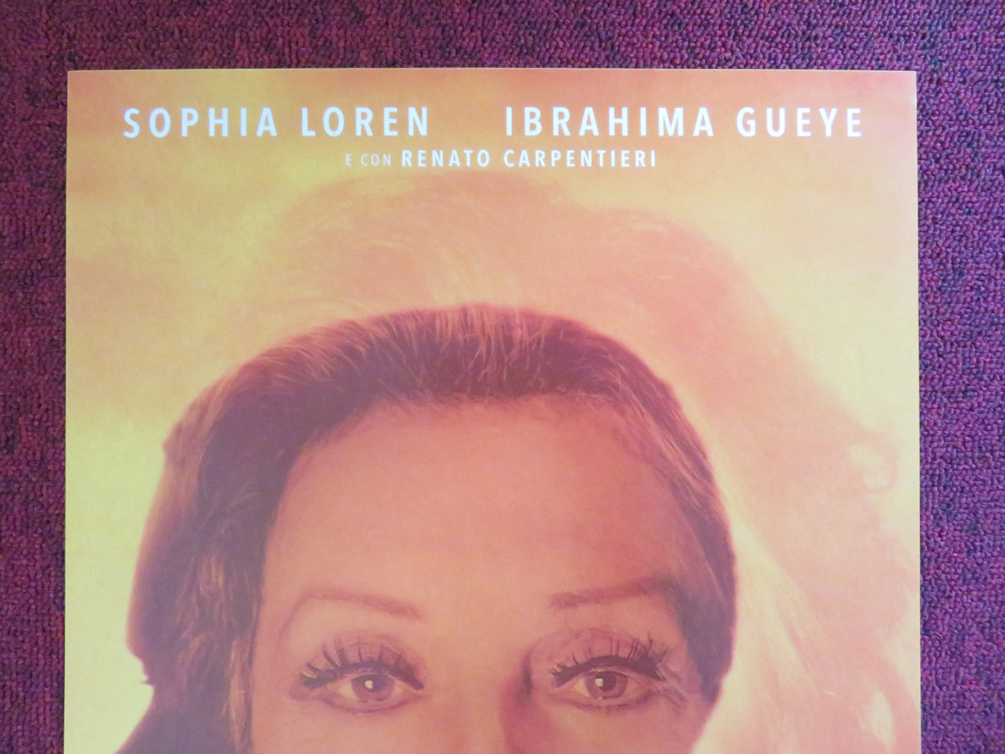 THE LIFE AHEAD ITALIAN LOCANDINA POSTER SOPHIA LOREN IBRAHIMA GUEYE 2020