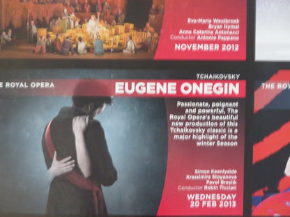 ROYAL OPERA HOUSE LIVE CINEMA SEASON 2012/13 UK QUAD ROLLED POSTER 2012